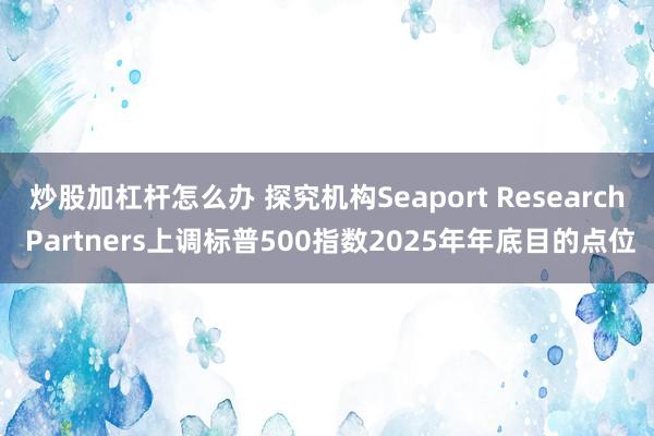 炒股加杠杆怎么办 探究机构Seaport Research Partners上调标普500指数2025年年底目的点位
